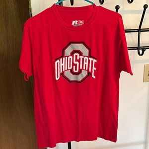 Russell Athletic Red Ohio State Short Sleeve Tee